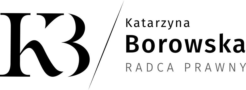 Logo Kancelarii Katarzyna Borowska czarne